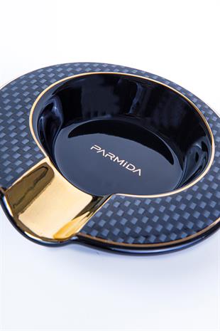 Parmida Karbon Desenli-Siyah Porselen Tekli Puro Küllüğü