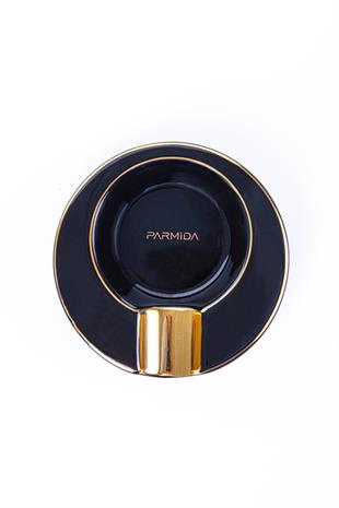 Parmida Siyah-Gold Porselen Tekli Puro Küllüğü