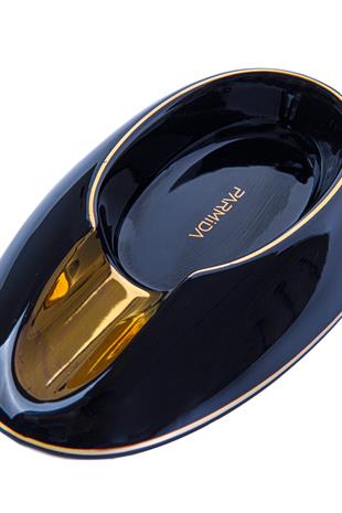 Parmida Siyah-Gold Porselen Tekli Puro Küllüğü