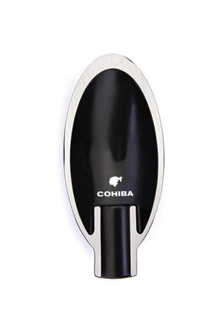 Cohiba Siyah-Gümüş Şeritli Metal Puro Küllüğü