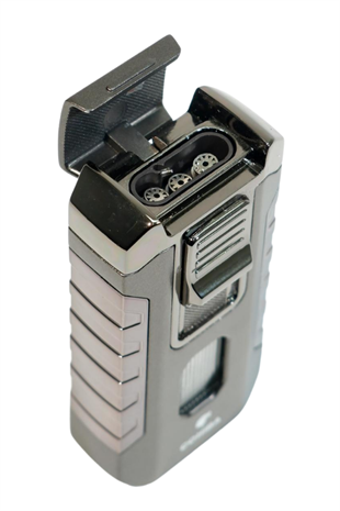 Cohiba 3 Torch Pürmüz Gunmetal Metal Puro Çakmağı