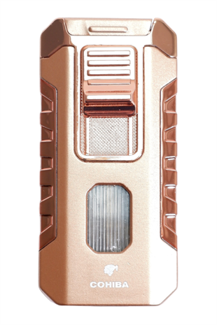 Cohiba 3 Torch Pürmüz Bronz Metal Puro Çakmağı