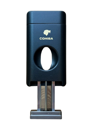 Cohiba 3 Torch Pürmüz V Kesicili Siyah Puro Çakmağı