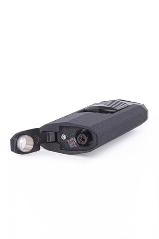 Cohiba 3 Torch Pürmüz Mat Siyah Metal Puro Çakmağı