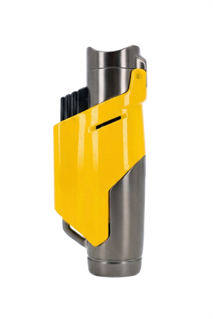 Cohiba 3 Torch Pürmüz Sarı - Gunmetal Puro Çakmağı