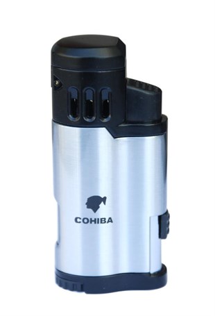 Cohiba 3 Torch Pürmüz Gümüş Puro Çakmağı
