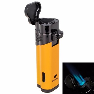 Cohiba 3 Torch Pürmüz Siyah-Sarı Puro Çakmağı