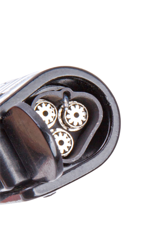 Cohiba 3 Torch Pürmüz Plastik Siyah-Gümüş Puro Çakmağı