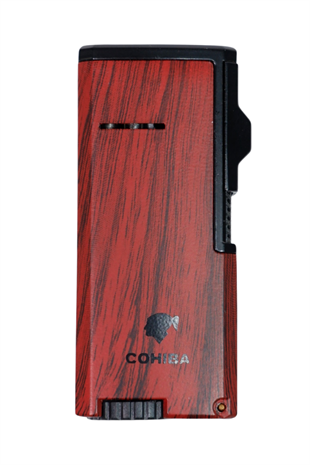 Cohiba 3 Torch Pürmüz Ahşap Desenli Puro Çakmağı