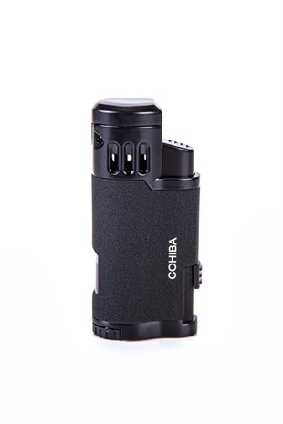 Cohiba 3 Torch Pürmüz Mat Siyah Puro Çakmağı