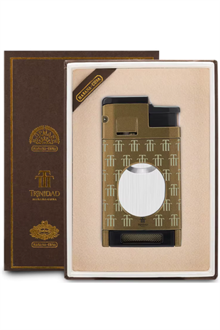 Cohiba 3 Torch Pürmüz Limitli Seri Trinidad Siyah Dahili Kesicili Puro Çakmağı