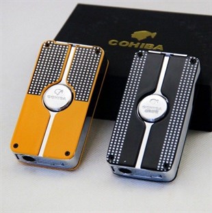 Cohiba 3 Torch Pürmüz Siyah Puro Çakmağı