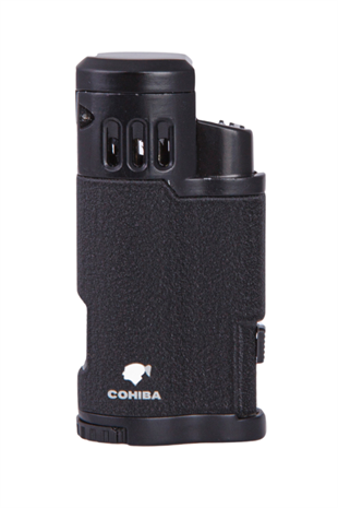 Cohiba 3 Torch Pürmüz Mat Siyah Metal Puro Çakmağı
