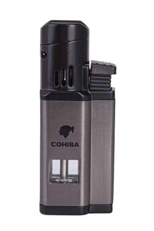 Cohiba 3 Torch Pürmüz Gunmetal-Siyah Metal Puro Çakmağı