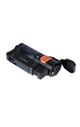 Cohiba 3 Torch Pürmüz Siyah-Şeffaf Puro Çakmağı