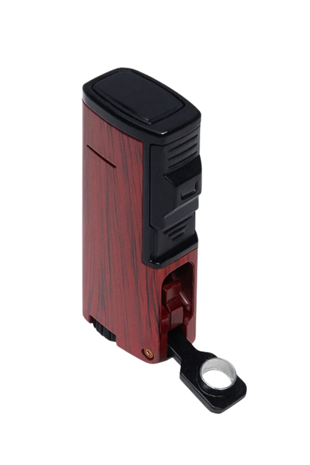 Cohiba 3 Torch Pürmüz Ahşap Desenli Puro Çakmağı