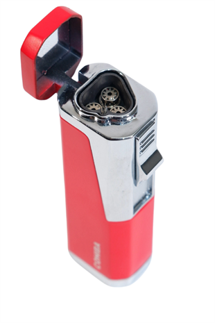 Cohiba 3 Torch Pürmüz Delicili Kırmızı Metal Puro Çakmağı