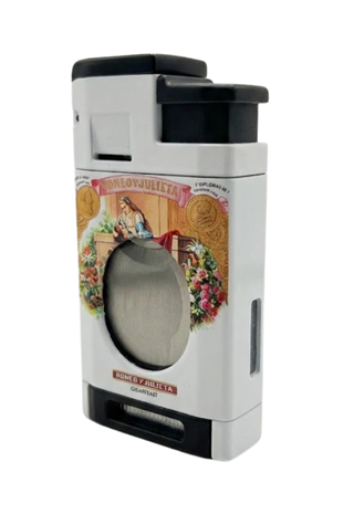 Cohiba 3 Torch Pürmüz Limitli Seri Romeo Y Julieta Beyaz Dahili Kesicili Puro Çakmağı