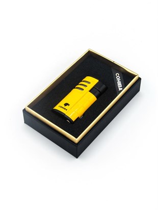 Cohiba 3 Torch Pürmüz Sarı Puro Çakmağı