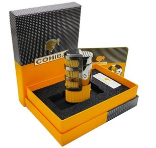 Cohiba 3 Torch Pürmüz Sarı Puro Çakmağı