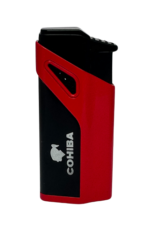 Cohiba 3 Torch Pürmüz Kırmızı-Siyah Puro Çakmağı