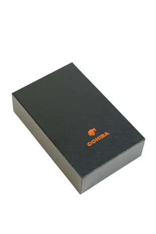 Cohiba Sarı 3 Torch Pürmüz Puro Çakmağı Siyah-Beyaz Detaylı