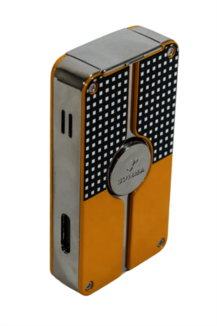 Cohiba Sarı 3 Torch Pürmüz Puro Çakmağı Siyah-Beyaz Detaylı