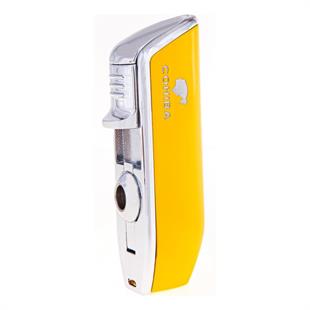Cohiba 3 Torch Pürmüz Sarı Puro Çakmağı ve Kesici Seti