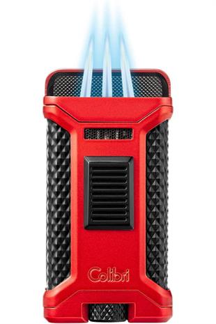 Colibri Ascari 3 Torch Pürmüz Kırmızı Puro Çakmağı