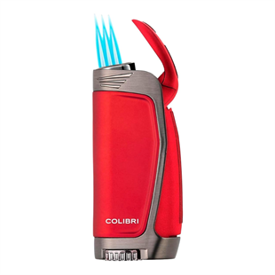 Colibri E3 3 Torch Pürmüz Kırmızı Puro Çakmağı