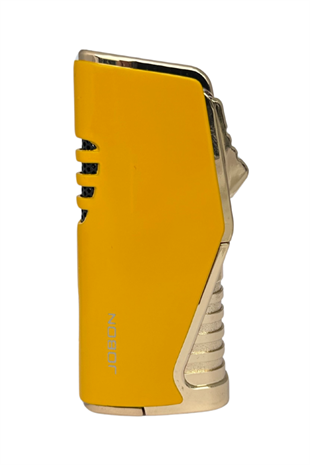 Jobon 3 Torch Pürmüz Siyah-Gold Puro Çakmağı