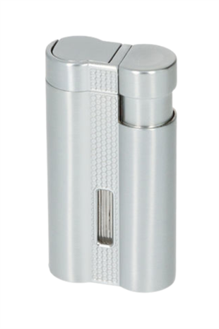 Parmida 3 Torch Pürmüz Gümüş Metal Puro Çakmağı