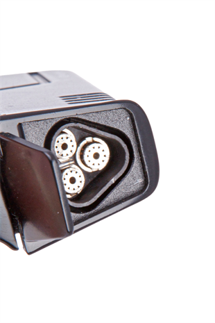 Parmida 3 Torch Pürmüz Siyah Metal Puro Çakmağı