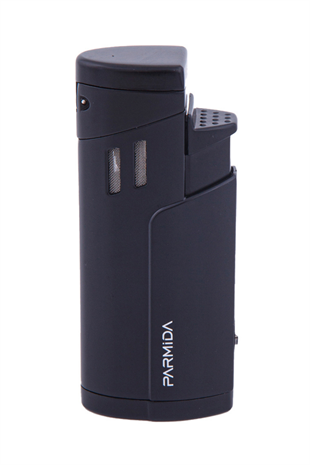 Parmida 3 Torch Pürmüz Siyah Puro Çakmağı