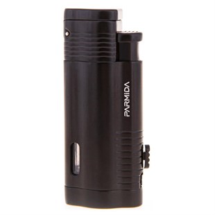 Parmida 3 Torch Pürmüz Siyah Puro Çakmağı