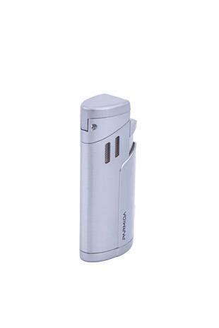 Parmida 3 Torch Pürmüz Gümüş Puro Çakmağı