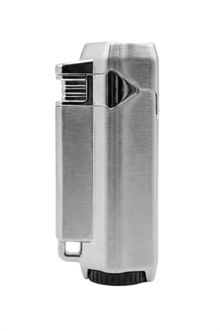 Parmida 3 Torch Pürmüz Gümüş Metal Puro Çakmağı