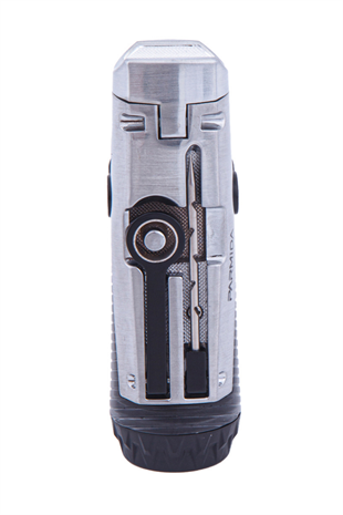 Parmida 3 Torch Pürmüz Siyah-Gümüş Puro Çakmağı