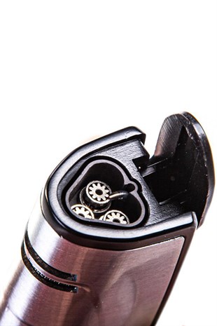 Parmida 3 Torch Pürmüz Gümüş Puro Çakmağı