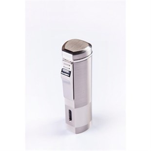 Parmida 3 Torch Pürmüz Gümüş Puro Çakmağı