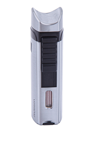 Parmida 3 Torch Pürmüz Gümüş Puro Çakmağı