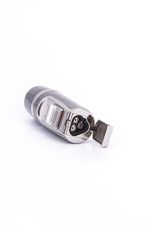 Parmida 3 Torch Pürmüz Fırçalı Gunmetal Metal Puro Çakmağı