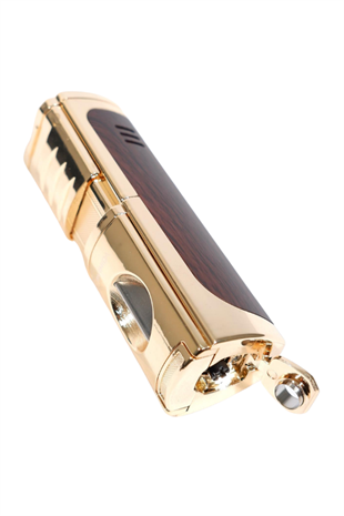 Parmida 3 Torch Pürmüz Kesici & Delicili Gold Metal Puro Çakmağı