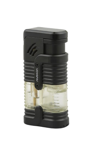 Parmida 3 Torch Pürmüz Siyah Puro Çakmağı