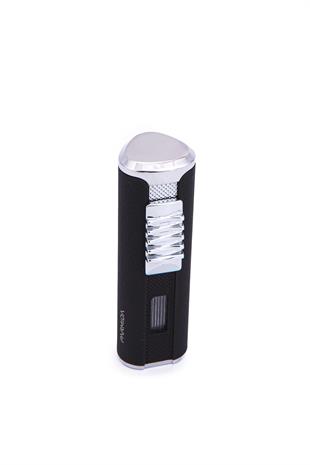 Parmida 3 Torch Pürmüz Mat Siyah Metal Puro Çakmağı