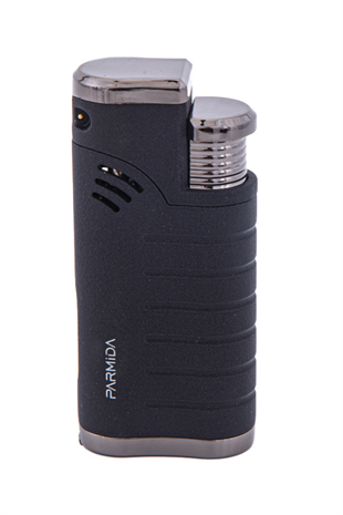 Parmida 3 Torch Pürmüz Siyah Puro Çakmağı