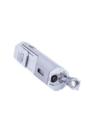 Parmida 3 Torch Pürmüz Gümüş Puro Çakmağı