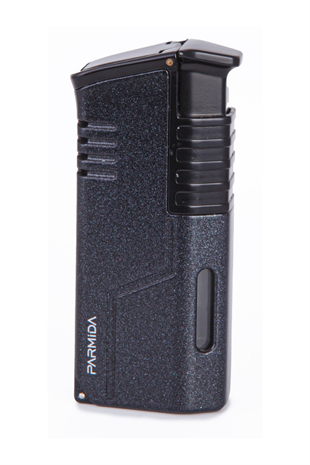 Parmida 3 Torch Pürmüz Siyah Metal Puro Çakmağı