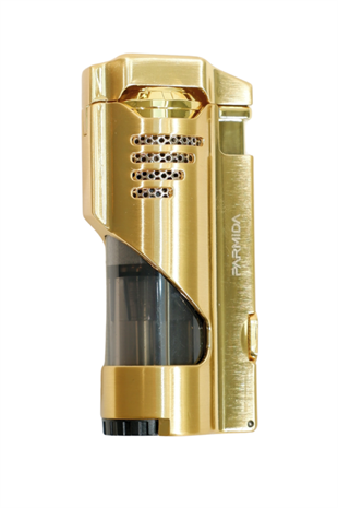 Parmida 3 Torch Pürmüz Delicili Gold Metal Puro Çakmağı