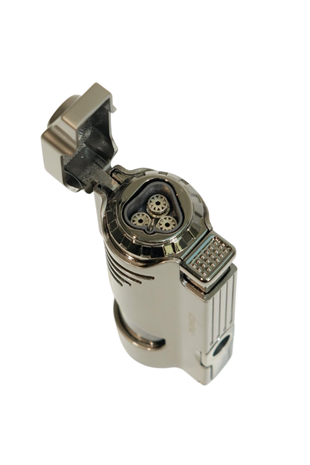 Parmida 3 Torch Pürmüz Delicili Gunmetal Metal Puro Çakmağı